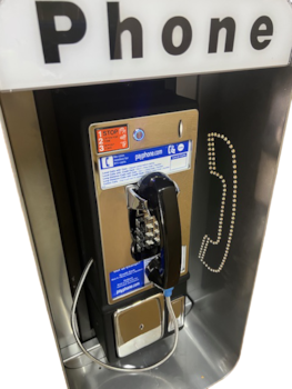Personal Payphone Lighted Booth