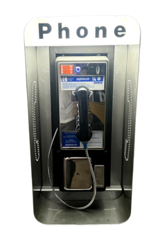 Personal Payphone Lighted Booth