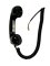 G-style Handset with Button(s) Curly Cord